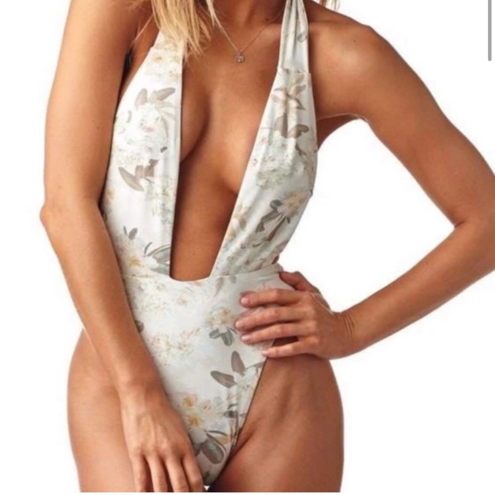 Floral One Piece Swimsuit